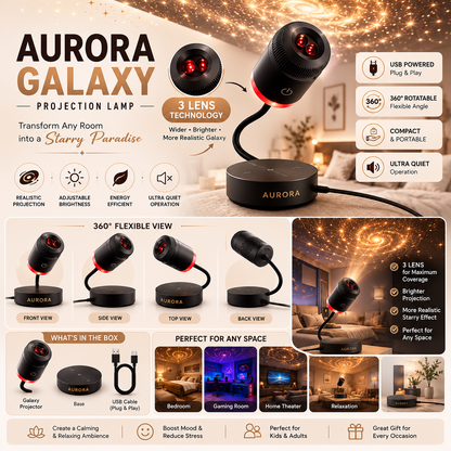Galaxy Projection Lamp (White Colour)