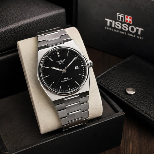 T!ss0t Luxury Men's Watch | Premium Stainless Steel Quartz Wristwatch with Sapphire Crystal
