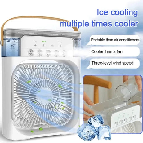 Large  USB Fan With Mist Water Cooler for Office Kitchen and Home